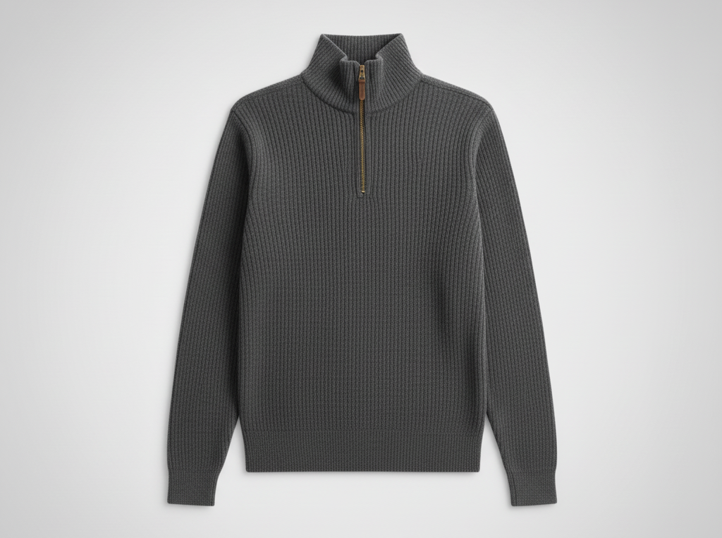 Granite Grey Quarter Zip