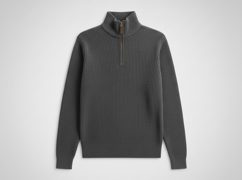 Granite Grey Quarter Zip