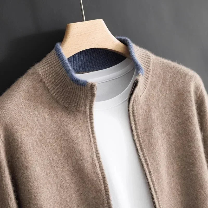 Verona Cashmere Zip-Up