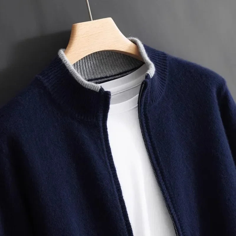 Verona Cashmere Zip-Up