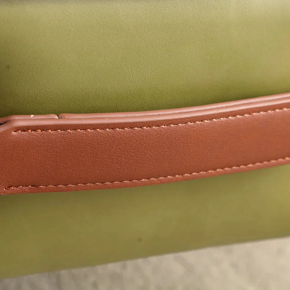 Verona Leather Ottoman