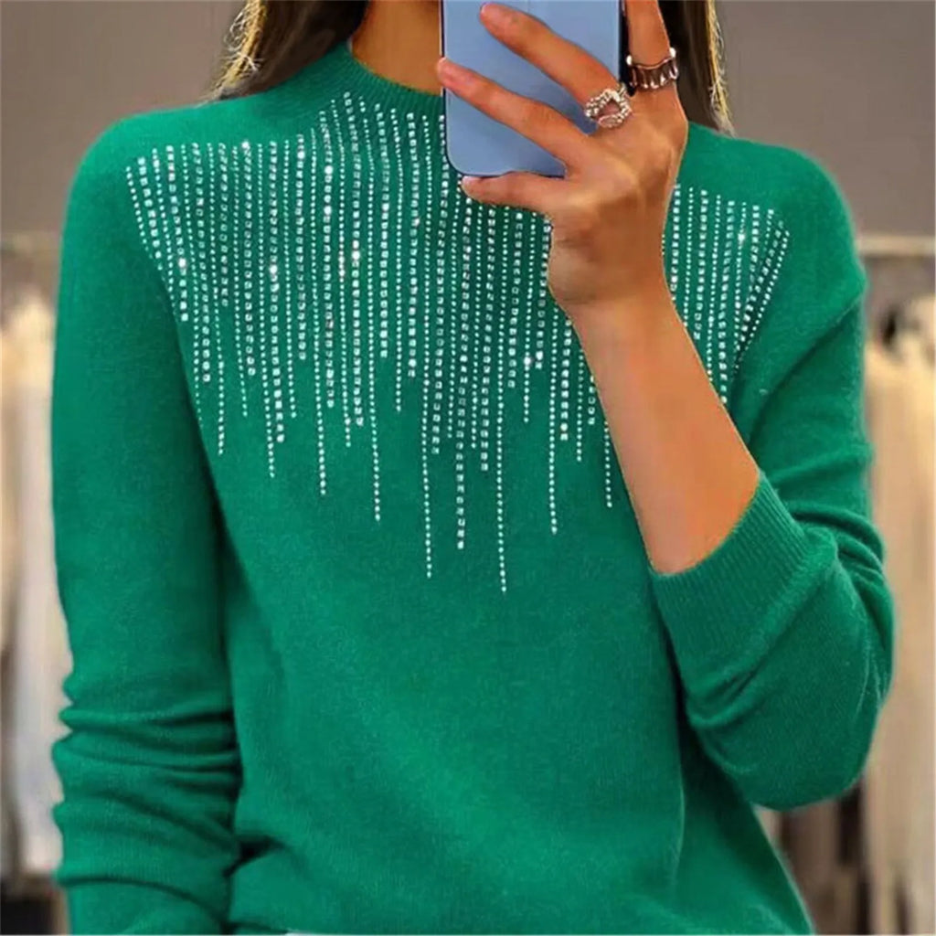 Monaco Sequin Turtleneck Sweater