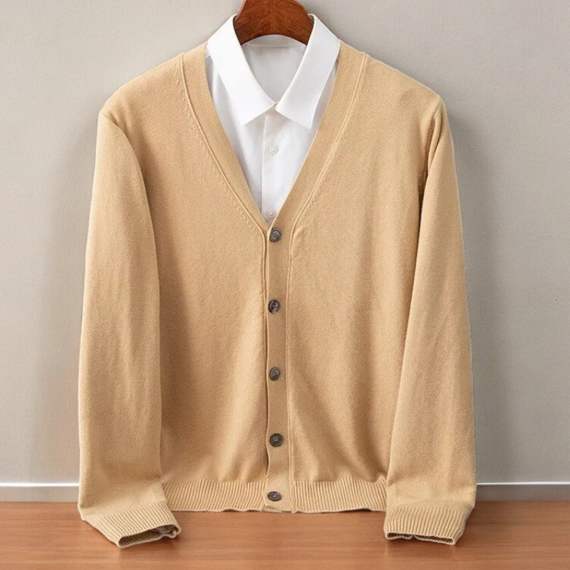 Santorini Cashmere Cardigan - Edward Fraiser