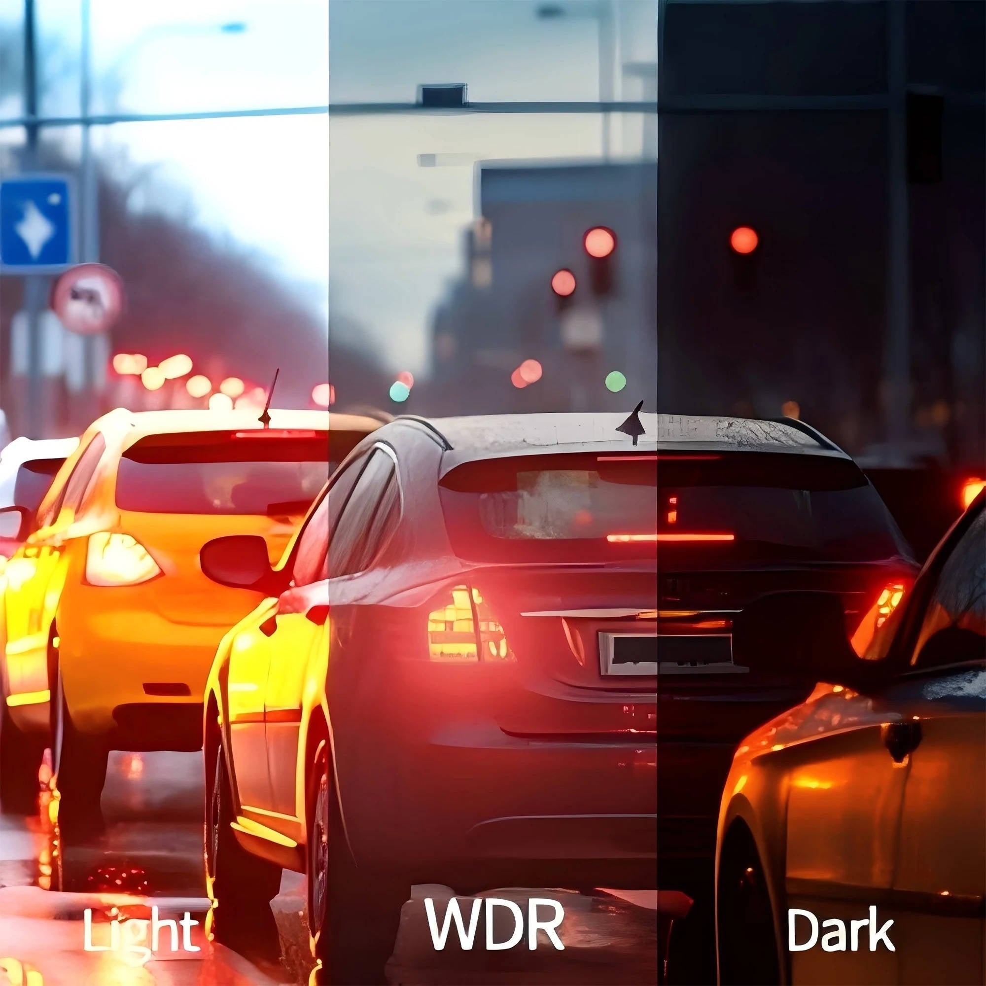 Wireless Car Dash Cam – Front & Rear with Night Vision