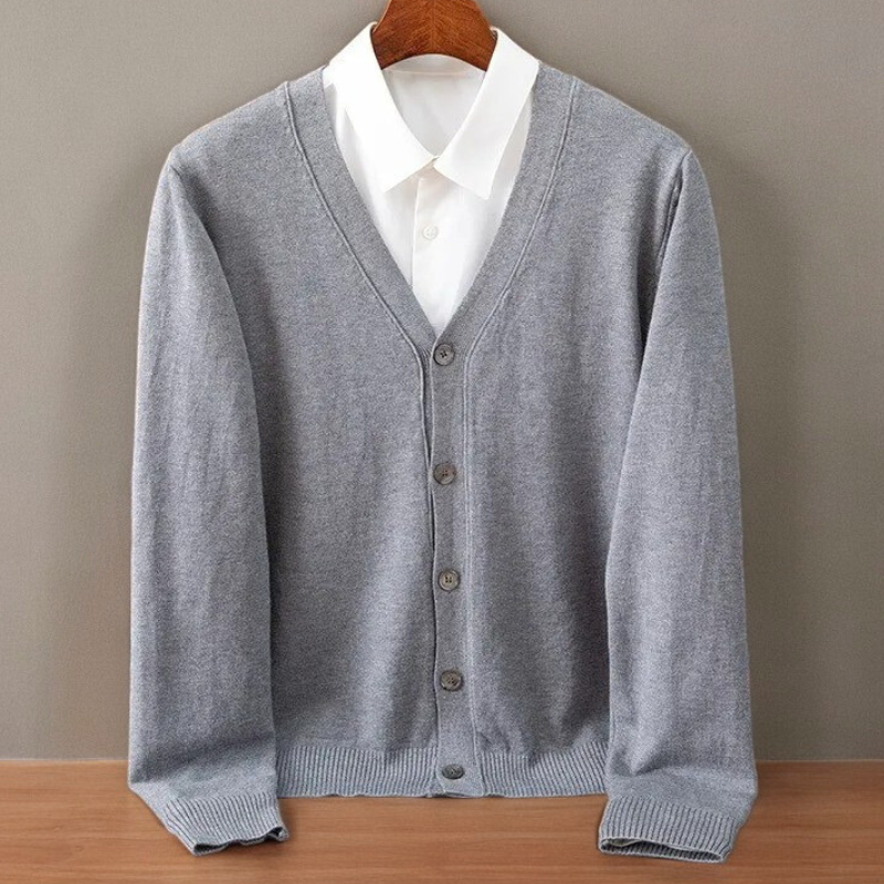 Santorini Cashmere Cardigan - Edward Fraiser