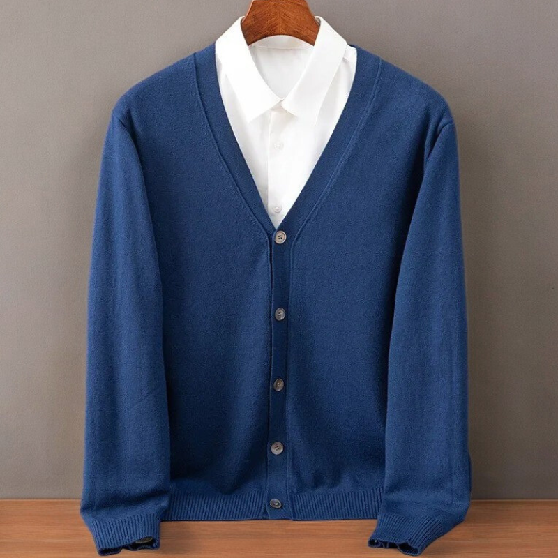Santorini Cashmere Cardigan - Edward Fraiser